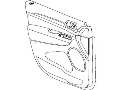 Mopar 1NC24DX9AB Cover Release Handle Bezel