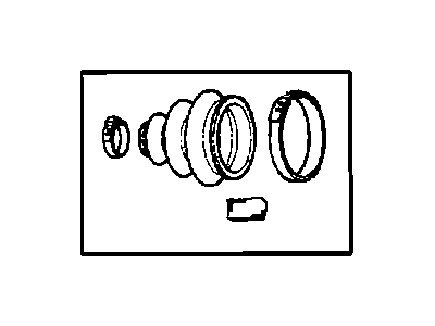 Mopar 68127823AA Boot Kit Half Shaft Inner