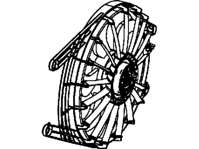 Jeep Fan Shroud - 68039598AA