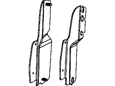Jeep 55056552AA SEAL Radiator Includes: Push Pins