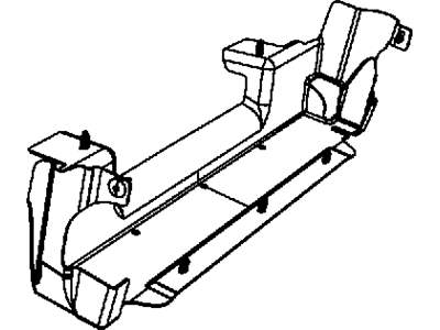 Jeep 55056554AC SEAL Radiator Lower