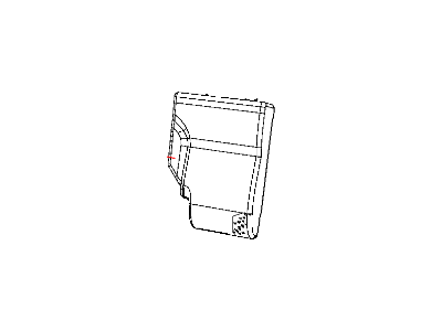 Mopar 1ME011J8AA Cover Rear Seat Back 40% Seat Back Cover