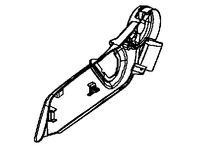 Mopar 1RW62DK2AA Shield Passenger Outboard, Passenger Side