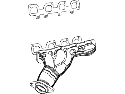 Dodge 5038098AA GASKET Exhaust Manifold