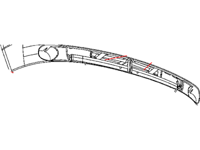Mopar 55077214AB Beam Front Bumper