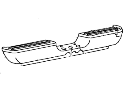 Dodge 55034461 STEP PAD Rear Bumper