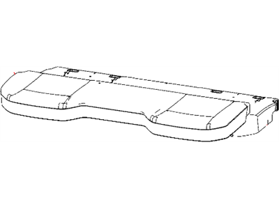 Ram 5LD76BD3AA COVER Rear Seat Cushion