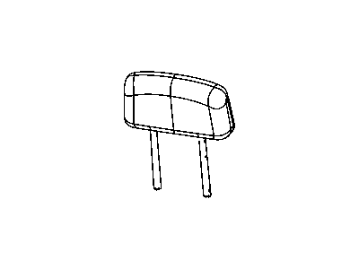 Ram 1TU83BD3AA HEADREST Rear