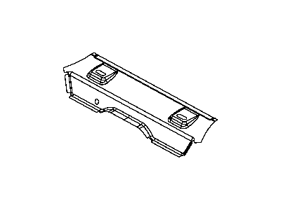 Dodge 68078167AA CROSSMEMBER Rear Seat