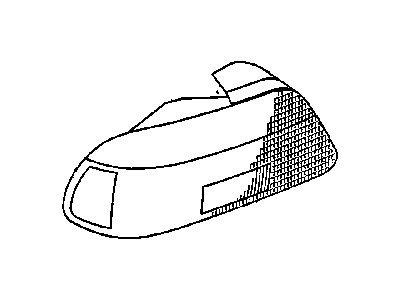 Chrysler Sebring Back Up Light - MR322525