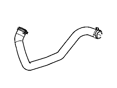 Dodge 4596562AC HOSE AND CLAMP Radiator Outlet