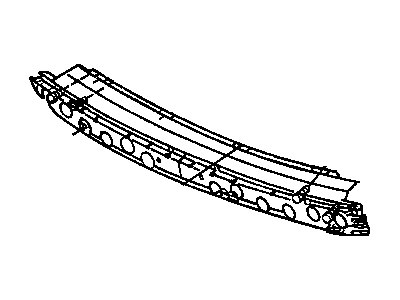 Dodge 4576608 REINFORCEMENT Rear Bumper