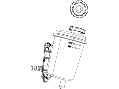 Chrysler 68034303AA RESERVOIR KIT Power steering pump