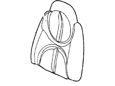 Dodge WT171L5AA COVER Seat Back Driver