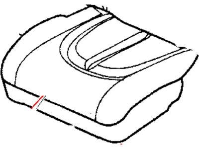 Dodge 5093732AA FOAM Seat Cushion Passenger