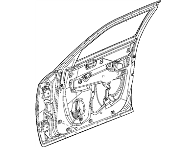 Mopar 5166091AA Lower Hinge, Front Driver Side