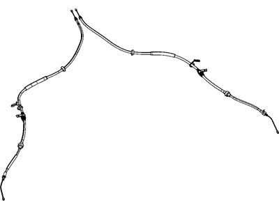 2007 Chrysler Sebring Parking Brake Cable - 5085747AD