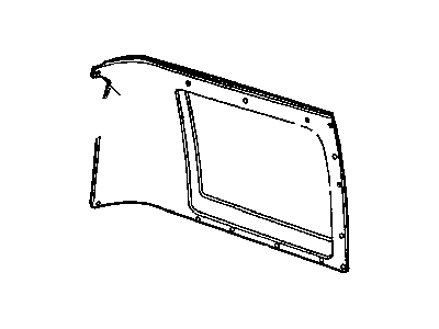 Dodge 5GD43RC3AF PANEL Side Trim