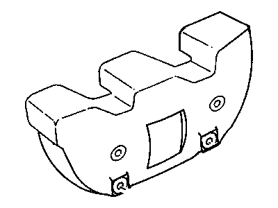 Chrysler 4694129 SHIELD, Exhaust Manifold Heat