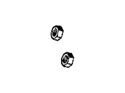 Chrysler 6100219 NUT, Exhaust Crossover Att. Screw