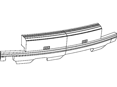 Dodge 68081285AA ABSORBER Rear Energy