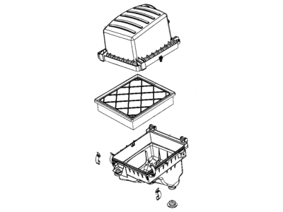 Jeep Air Filter Box - 5038546AB