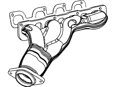 Jeep Exhaust Manifold - 5037638AC