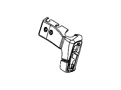 Jeep 5183703AA COVER Headrest Retractor