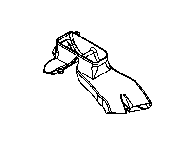 Ram 5161070AA DUCT Floor