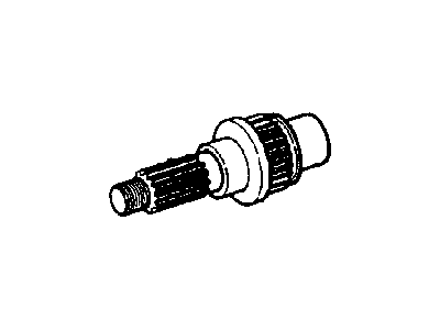 Dodge 5086327AA OUTPUT SHAFT Transfer Case