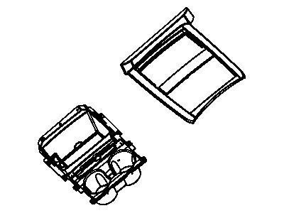 Chrysler 1DK561D1AE BIN Floor Console