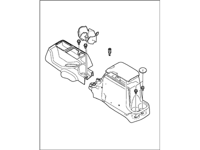 Jeep 82207706 CONSOLE PACKAGE Center
