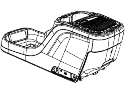 Chrysler Center Console Base - 5RJ902X9AK