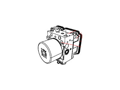 Jeep 68067458AA MODULE Anti-Lock Brake System