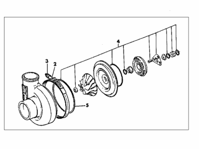 1993 Dodge D150 Turbocharger - R4728700