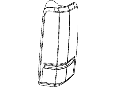 Jeep Back Up Light - 55157346AC