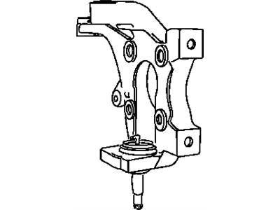 Dodge 5086730AA KNUCKLE Rear
