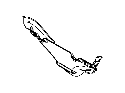 2017 Jeep Compass Exhaust Heat Shield - 4693349AC