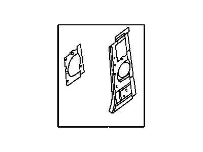 Dodge 55275295AB PANEL Quarter Inner