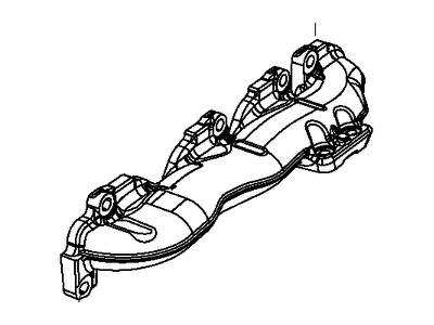 Jeep Exhaust Manifold - 68263236AA