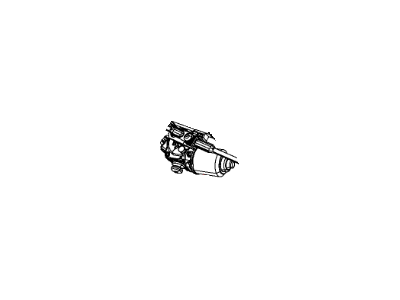 Dodge 68190045AA MOTOR Windshield wiper