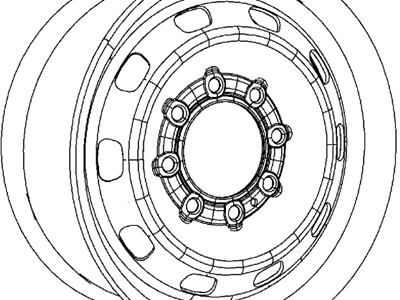 Ram 4726268AA WHEEL Steel
