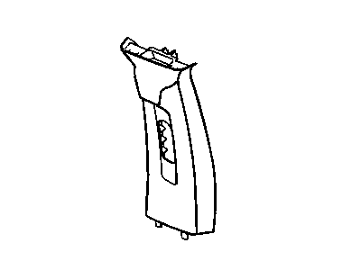Mopar 5KU68BDXAA Molding B Pillar Upper