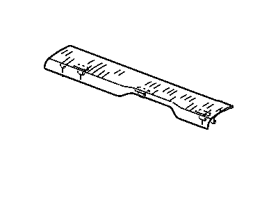 Mopar 5JQ21XDVAB Sill Cover Interior Front