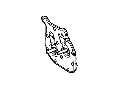 Chrysler 5069187AA PLATE Transaxle Case Rear