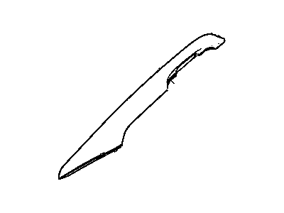 Dodge UA56BD1AB MOLDING Windshield Garnish