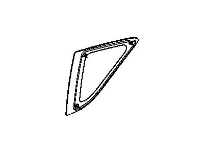 Jeep 5191234AA GLASS Quarter Window