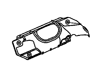 2007 Dodge Nitro Exhaust Heat Shield - 53031092AC