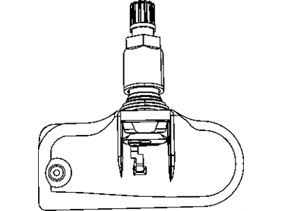 Mopar 68001698AB Sensor Package Tire Pressure