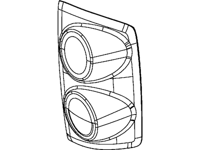 Mopar 55277302AC Tail Lamp, Passenger Side